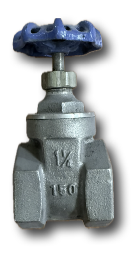 [4962] GATE VALVE 1-1/4" BRASS ITALY THREADED