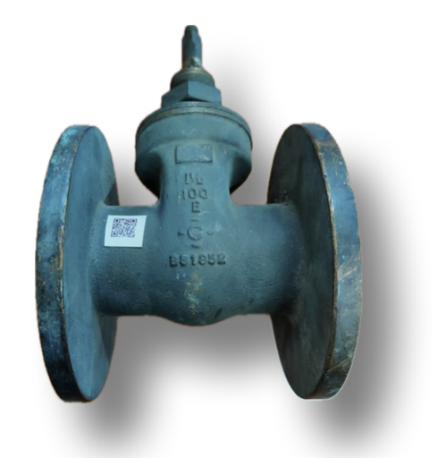 [4979] SLUICE VALVE BRONZE 1-1/2" TABLE E FLANGED