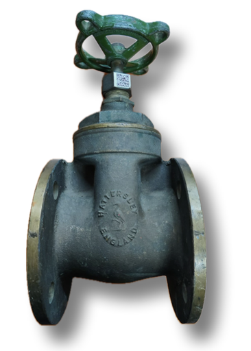 [4985] GATE VALVE BRONZE 2-1/2" HATTERSLEY FLANGED TABLE E