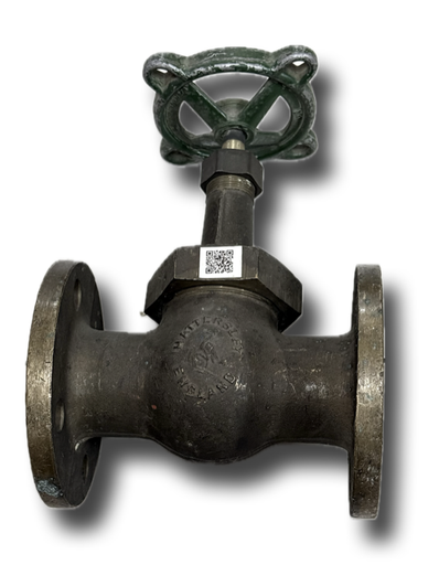 [5016] GLOBE VALVE 1-1/2" BRONZE HATTERSLEY FLANGED TABLE H