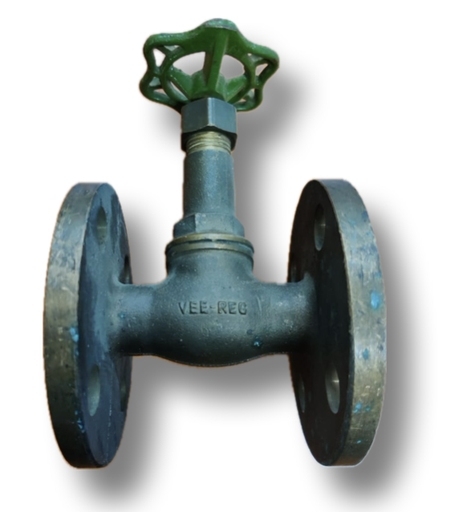 [5024] GLOBE VALVE 1/2" BRONZE TABLE H FLANGED