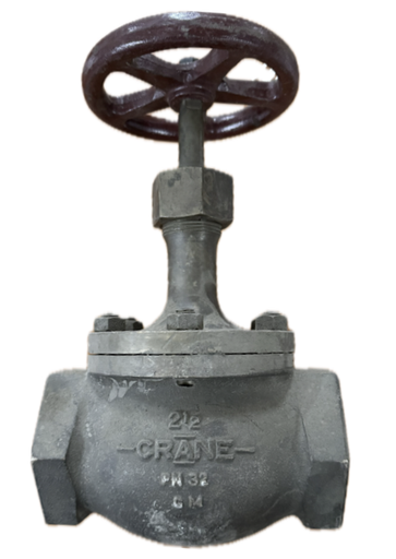 [5028] GLOBE VALVE 2-1/2" BRONZE CRANE THREADED PN32