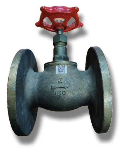 [5036] GLOBE VALVE 2" BRONZE CL150 FLANGED