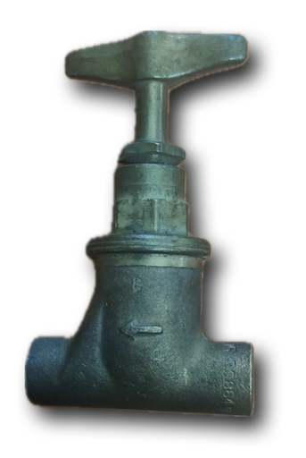 [5123] PEGLER STOP COCK 1/2" BRASS SOLDER TYPE