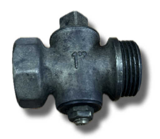 [5134] PLUG VALVE 1" 2 WAY M/F THREADED GS