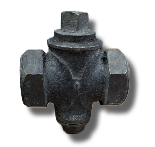 [5138] PLUG VALVE 1" 2 WAY THREADED UK
