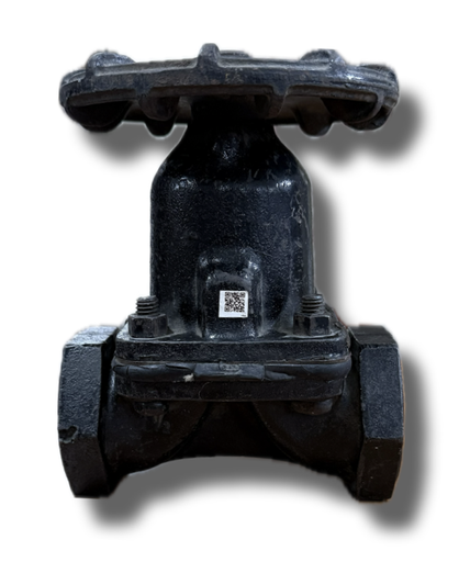 [5168] SAUNDERS VALVE 1-1/2" THREADED METAL HANDLE