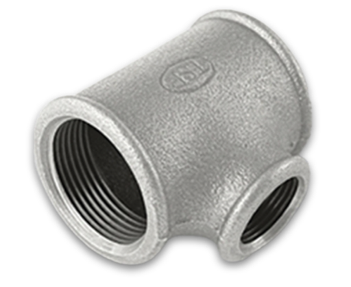 [6019] GI REDUCING TEE 1-1/2" X 1"