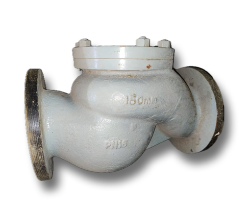 [6093] CAST IRON NRV 6"  PN16 FLANGED CORONA (KLINGER)