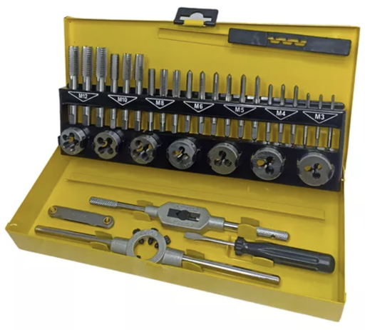 [6415] 32PC TAP SET & DIE SET M3-M12 TRA32U UYUS