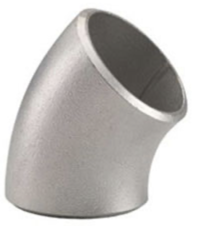 [7446] SS ELBOW 3" SCH10 45°