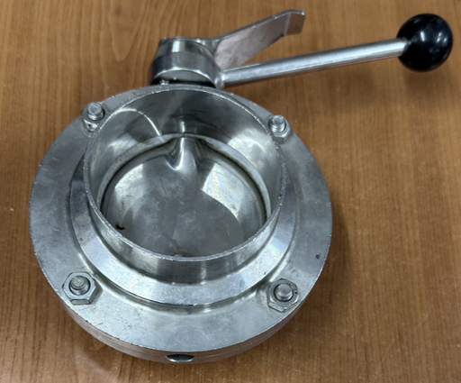 [7473] SS BUTTERFLY VALVE 80MM