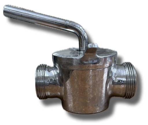 [7510] SS PLUG VALVE IDF 1-1/2" 2 WAY