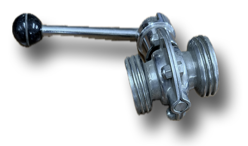 [7525] SS BUTTERFLY VALVE 1" UNION TYPE