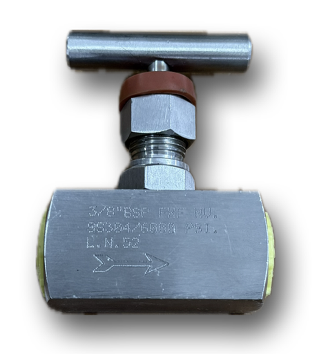 [7529] SS NEEDLE VALVE 3/8" RAJTECH