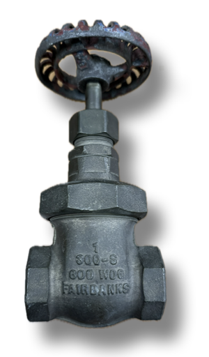 [7762] GATE VALVE 1" BRONZE CL600 FAIRBANKS