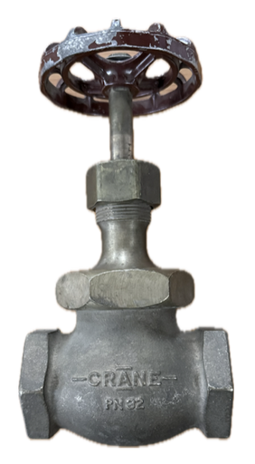 [7821] GLOBE VALVE 1/4" PN40 RISING STEM CRANE D7