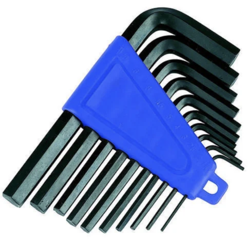 [7893] ALLEN KEY SET IMPERIAL TAPARIA 1/16"-3/8"