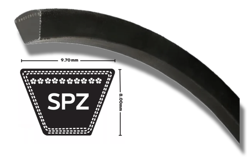 [8604] VEE BELT SPZ1850 PIX
