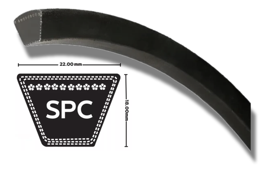 [8649] VEE BELT SPC3000 PIX