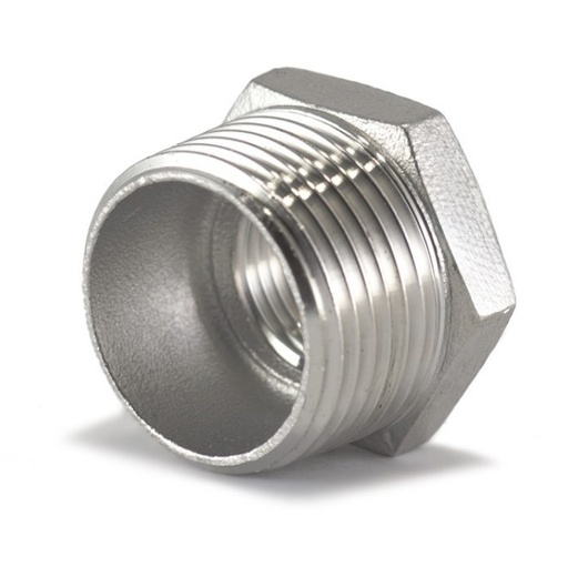 [9513] SS REDUCING NIPPLE 1/2" X 3/8"