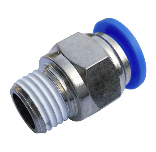 [9656] PU STRAIGHT CONNECTOR 8MM X 1/4"