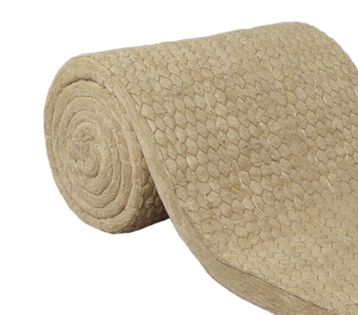 [9718] ROCK WOOL BLANKET C/W MESH 2" THICK X 1 MTR WIDE X 6MTR LONG