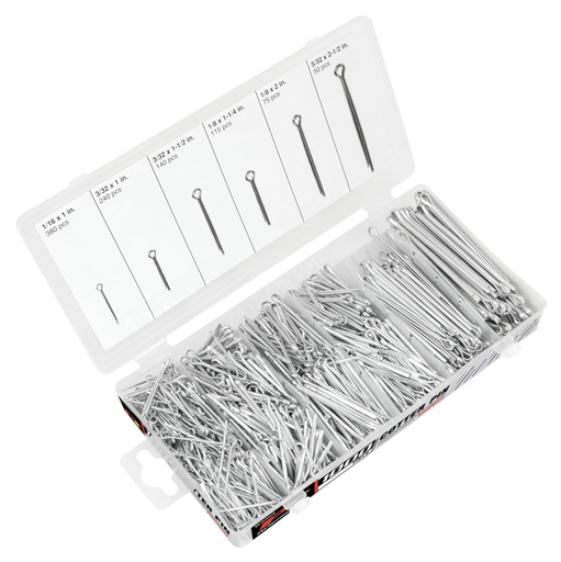 [10076] 1000PC ASSORTED COTTER PIN SET