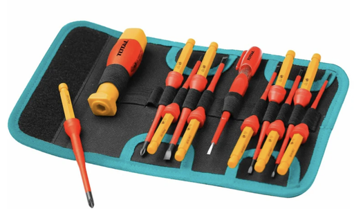 [10105] 12PC SET INSULATED SCREWDRIVER THKISD1201