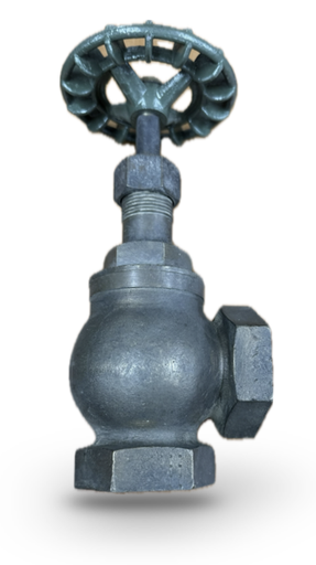 [10471] Y-PATTERN ANGLE GLOBE VALVE 2" HATTERSLEY