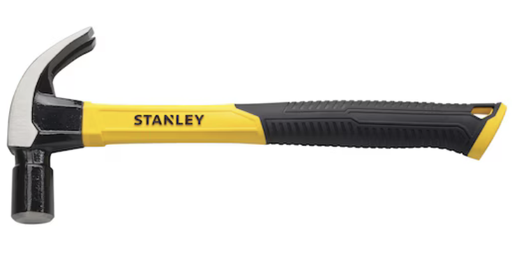 [11078] STANLEY CLAW HAMMER WITH F/G HANDLE 20OZ STHT51392
