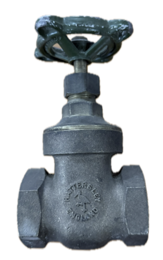 [11744] GATE VALVE 1-1/4" HATTERSLEY FIG33 THREADED 