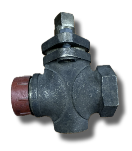 [11839] PLUG VALVE 1-1/2" 2 WAY THREADED HATTERSLEY M/F