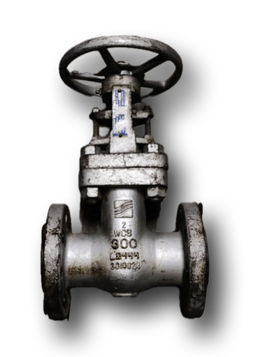 [11897] CAST STEEL GATE VALVE 2" CL300 TRIANGLE