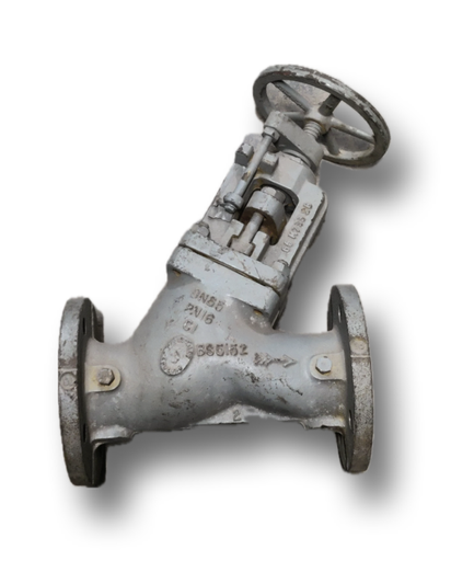 [11955] Y-PATTERN GLOBE VALVE 2-1/2" PN16 HATTERSLEY FLANGED