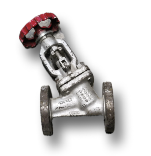[11957] Y-PATTERN GLOBE VALVE 1/2" PN16 HATTERSLEY FLANGED