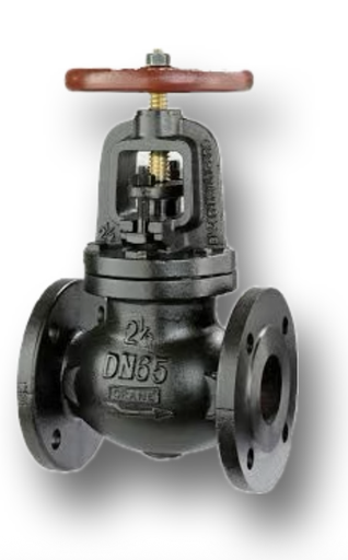 [11961] GLOBE VALVE 6" PN16 CRANE FLANGED