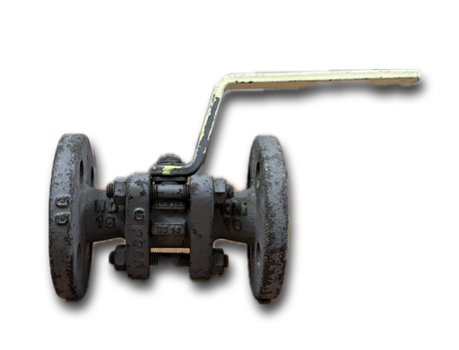 [11996] CAST STEEL BALL COCK 1/2" CL150 FLANGED KLINGER