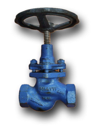 [12153] GLOBE VALVE 1" KLINGER PATTERN THREADED ITALY