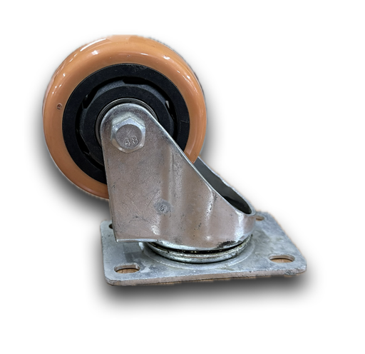 [12179] CASTOR WHEEL SWIVEL 3" ORANGE