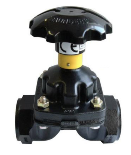 [12297] DIAPHRAGM VALVE 2" THREADED SAUNDERS